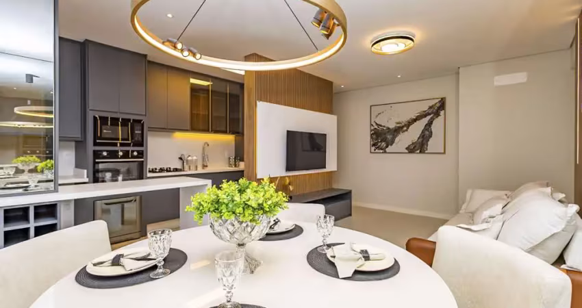 Apartamento decorado 80m² com 02 quartos no boa vista - curiti