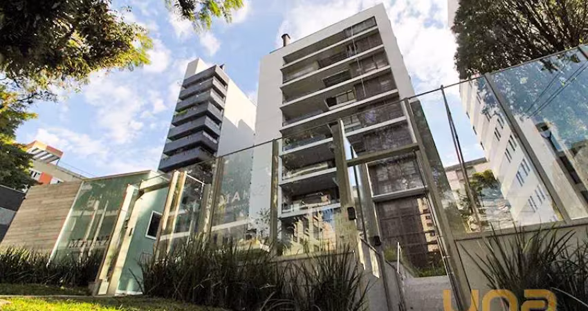 Imobiliária cilar vende apartamento com 2 suítes no batel, 3 v