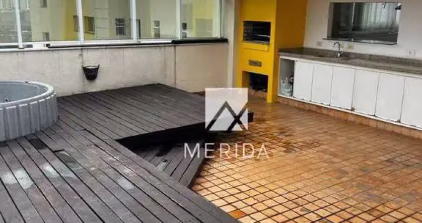 Cobertura com 3 dormitórios à venda, 250 m² por r$ 2.030.000,00 - jardim - santo andré/sp