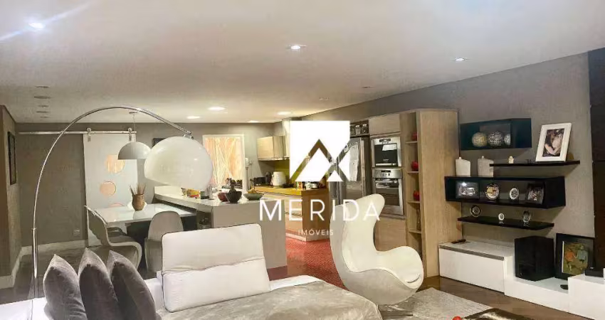 Apartamento com 3 dormitórios à venda, 140 m² por r$ 1.293.000,00 - jardim - santo andré/sp