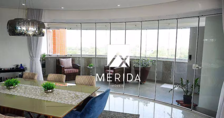 Apartamento com 3 dormitórios à venda, 232 m² por r$ 2.800.000,00 - vila assunção - santo andré/sp