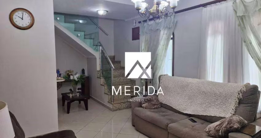 Sobrado com 3 dormitórios à venda, 158 m² por r$ 1.000.000,00 - campestre - santo andré/sp