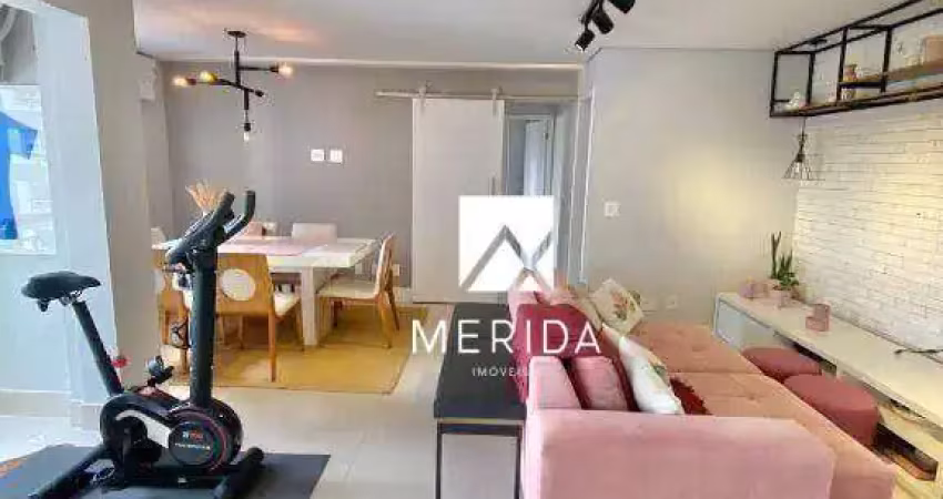 Apartamento com 2 dormitórios à venda, 85 m² por r$ 915.000,00 - jardim - santo andré/sp