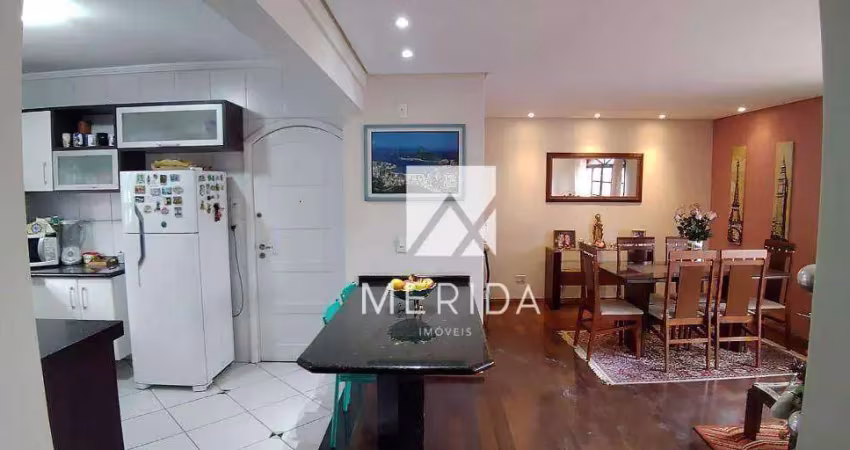 Apartamento com 3 dormitórios à venda, 110 m² por r$ 725.000,00 - jardim - santo andré/sp