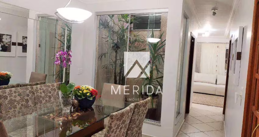Sobrado com 3 dormitórios à venda, 234 m² por r$ 850.000,00 - vila guiomar - santo andré/sp