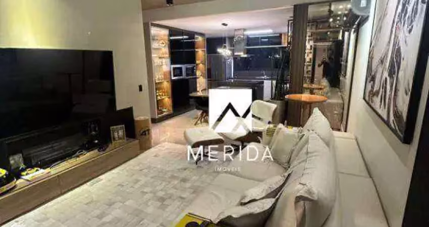 Apartamento com 2 dormitórios à venda, 90 m² por r$ 1.250.000,00 - jardim - santo andré/sp