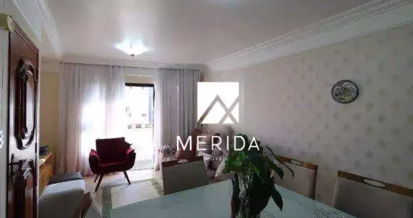 Apartamento com 3 dormitórios à venda, 107 m² por r$ 656.000,00 - vila bastos - santo andré/sp
