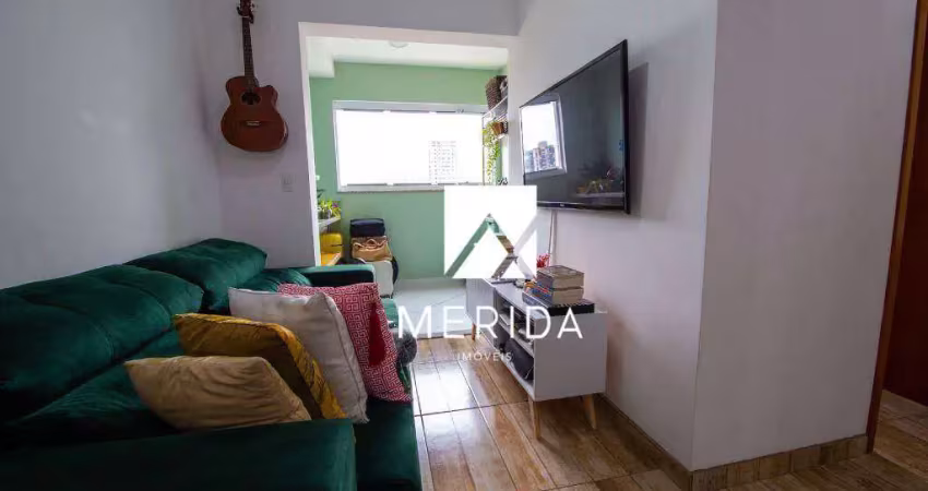 Apartamento com 2 dormitórios à venda, 60 m² por r$ 490.000,00 - campestre - santo andré/sp