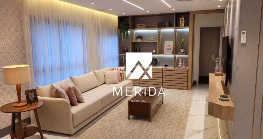 Apartamento com 3 dormitórios à venda, 153 m² por r$ 2.095.000,00 - jardim - santo andré/sp