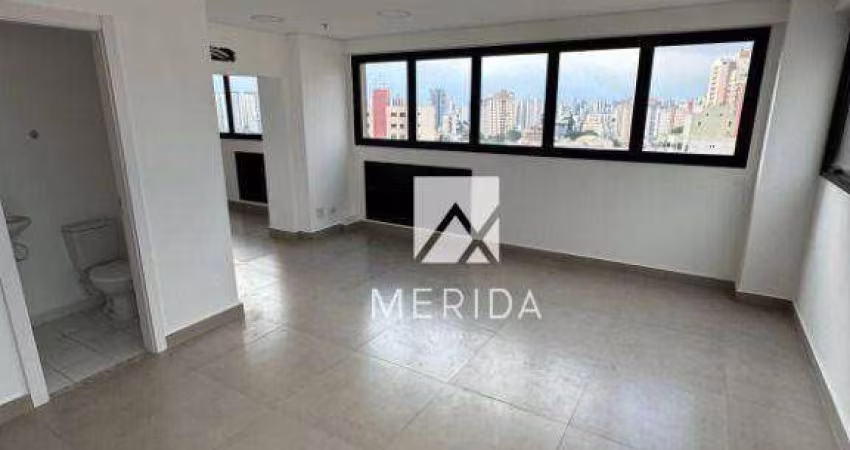 Sala, 33 m² - venda por R$ 300.000,00 ou aluguel por R$ 2.909,22/mês - Vila Assunção - Santo André/SP