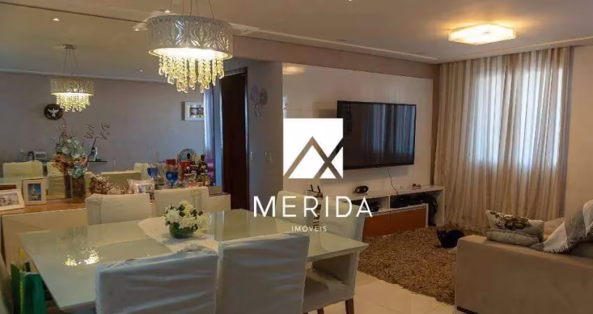 Apartamento com 3 dormitórios à venda, 115 m² por r$ 990.000,00 - vila valparaíso - santo andré/sp