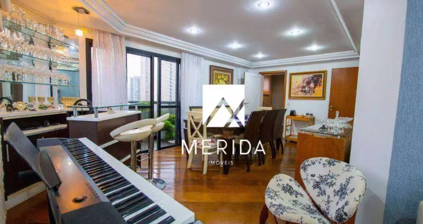 Apartamento com 3 dormitórios à venda, 160 m² por r$ 869.000,00 - vila bastos - santo andré/sp