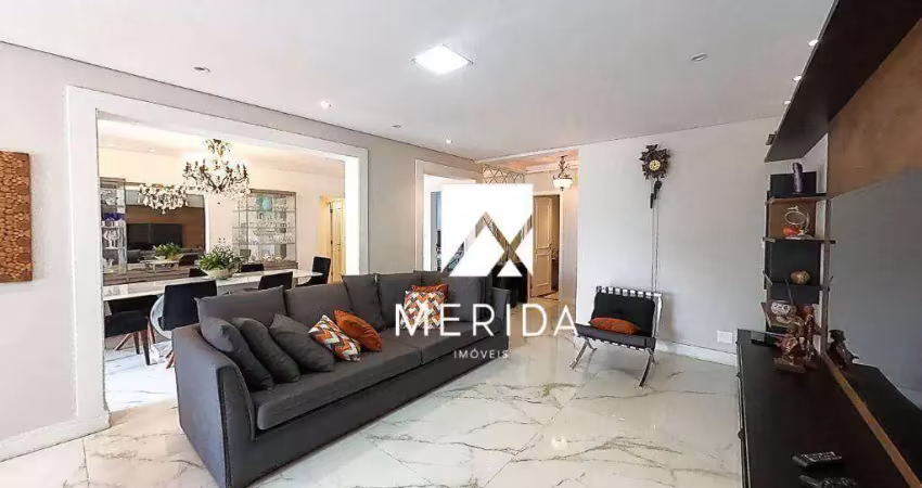 Apartamento com 3 dormitórios à venda, 190 m² por r$ 1.599.000,00 - jardim - santo andré/sp