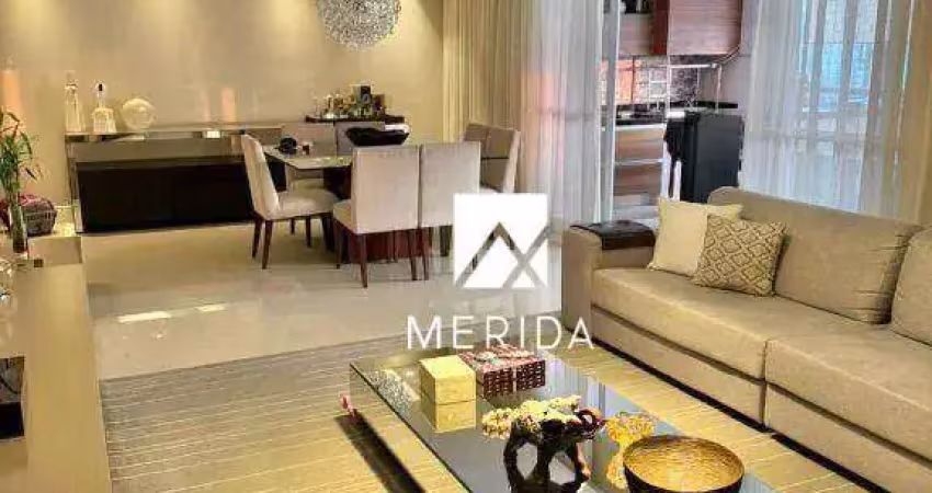 Apartamento com 3 dormitórios à venda, 168 m² por r$ 2.660.000,00 - jardim - santo andré/sp