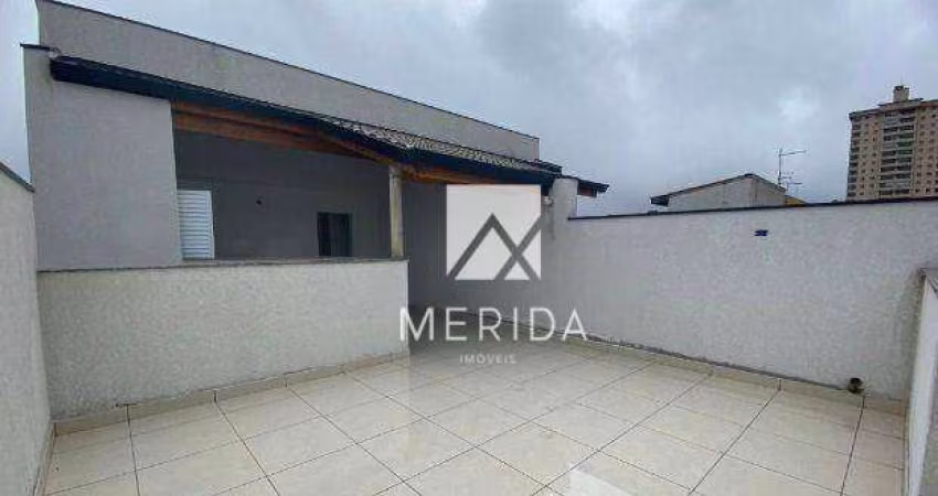 Cobertura com 2 dormitórios à venda, 122 m² por R$ 480.000,00 - Vila Pires - Santo André/SP
