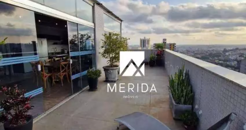 Cobertura com 3 dormitórios à venda, 350 m² por r$ 5.400.000,00 - jardim - santo andré/sp