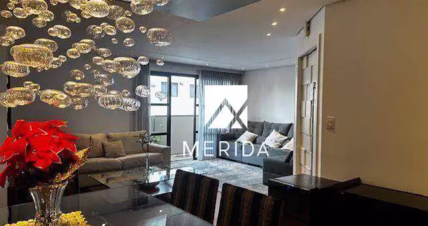 Apartamento com 3 dormitórios à venda, 175 m² por r$ 1.060.000,00 - vila bastos - santo andré/sp