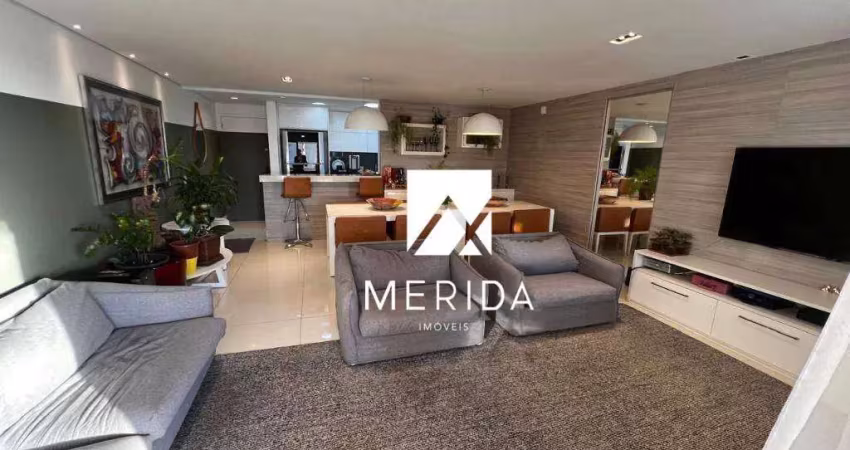 Apartamento com 3 dormitórios à venda, 115 m² por r$ 1.100.000,00 - vila valparaíso - santo andré/sp