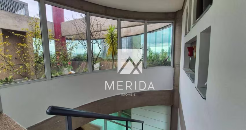Cobertura com 5 suítes, 414 m² - venda por R$ 3.500.000 ou aluguel por R$ 22.650/mês - Jardim - Santo André/SP
