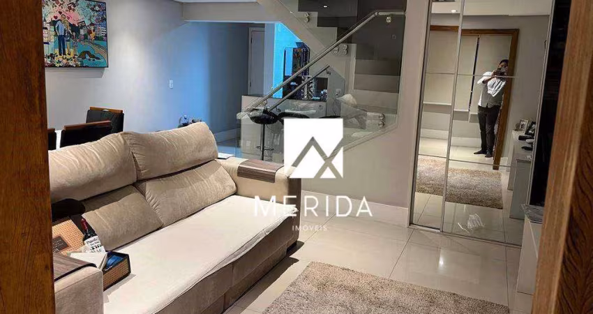 Cobertura com 3 dormitórios à venda, 157 m² por R$ 1.356.800,00 - Campestre - Santo André/SP