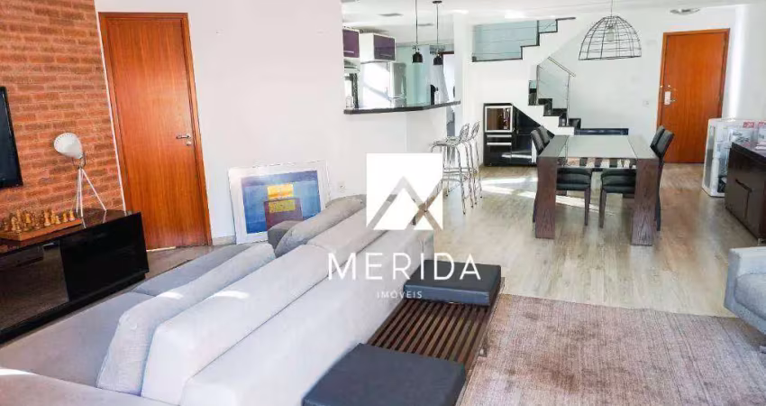 Apartamento com 2 dormitórios à venda, 149 m² por r$ 1.600.000,00 - jardim - santo andré/sp