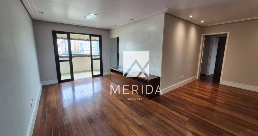 Apartamento com 3 dormitórios para alugar, 144 m² por R$ 7.017,50/mês - Vila Assunção - Santo André/SP