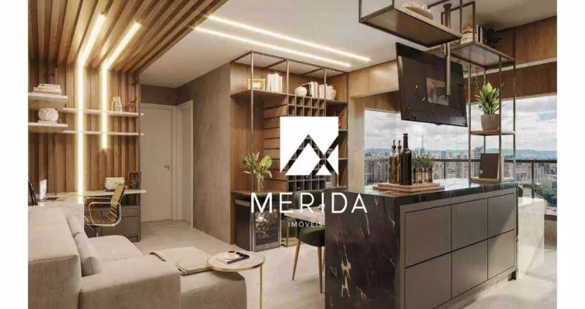 Apartamento com 2 dormitórios à venda, 58 m² por r$ 773.281,38 - jardim - santo andré/sp