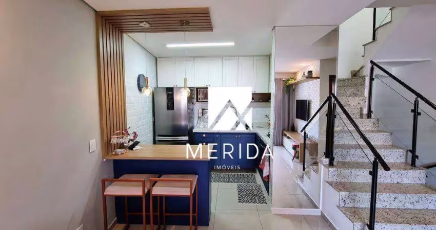 Sobrado com 2 dormitórios à venda, 130 m² - campestre - santo andré/sp