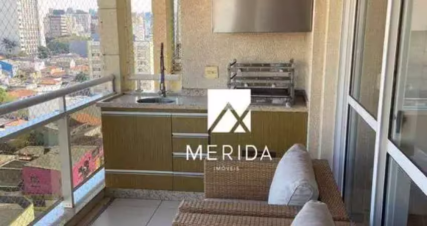 Apartamento com 3 dormitórios para alugar, 128 m² por r$ 6.500,00/mês - centro - santo andré/sp