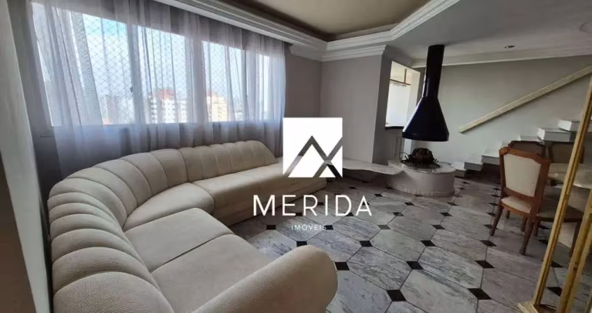 Cobertura com 2 dormitórios à venda, 165 m² por r$ 1.050.000,00 - jardim - santo andré/sp