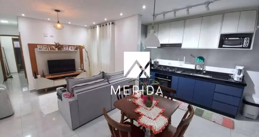 Cobertura com 2 dormitórios à venda, 130 m² por r$ 848.000,00 - campestre - santo andré/sp