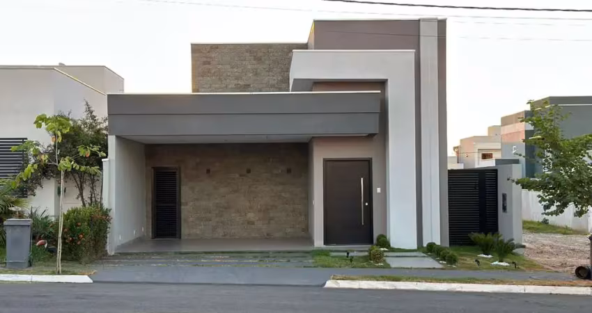 Linda casa com um Projeto Arquitetônico inteligente e interativo no Condomínio Primor das Torres.