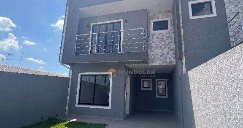 Sobrado com 3 dormitórios à venda, 108 m² por R$ 670.000,00 - Estação - Araucária/PR