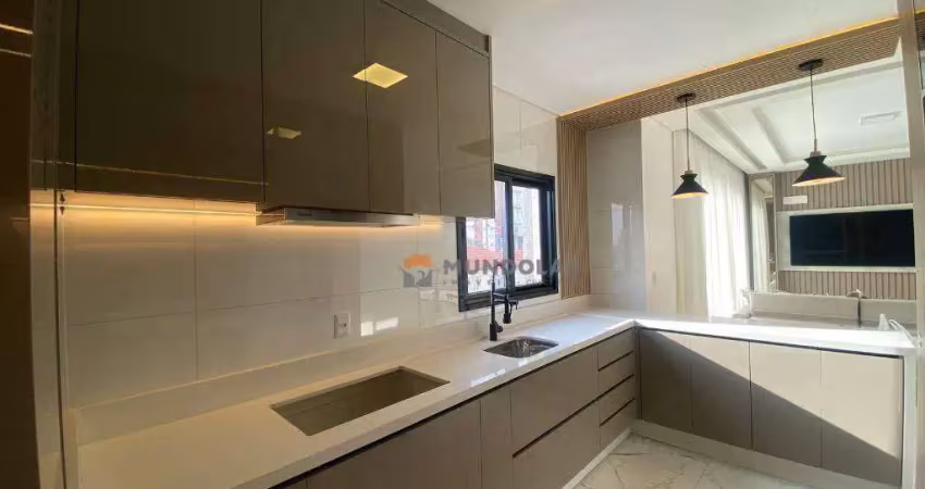 Apartamento com 3 dormitórios à venda, 100 m² por r$ 820.410,00 - centro - araucária/pr