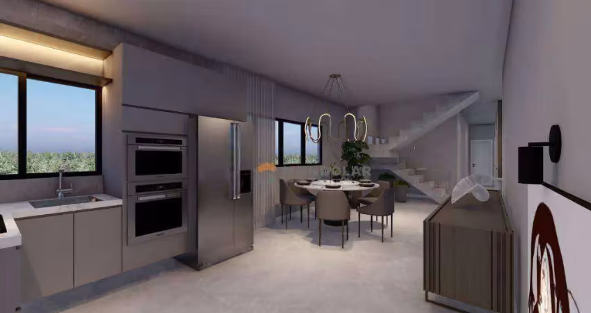 Cobertura com 3 dormitórios à venda, 214 m² por r$ 2.490.000,00 - centro - araucária/pr