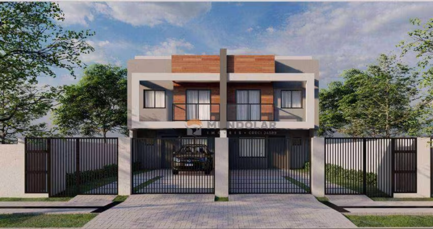 Sobrado com 3 dormitórios à venda, 105 m² por R$ 594.000,00 - Costeira - Araucária/PR