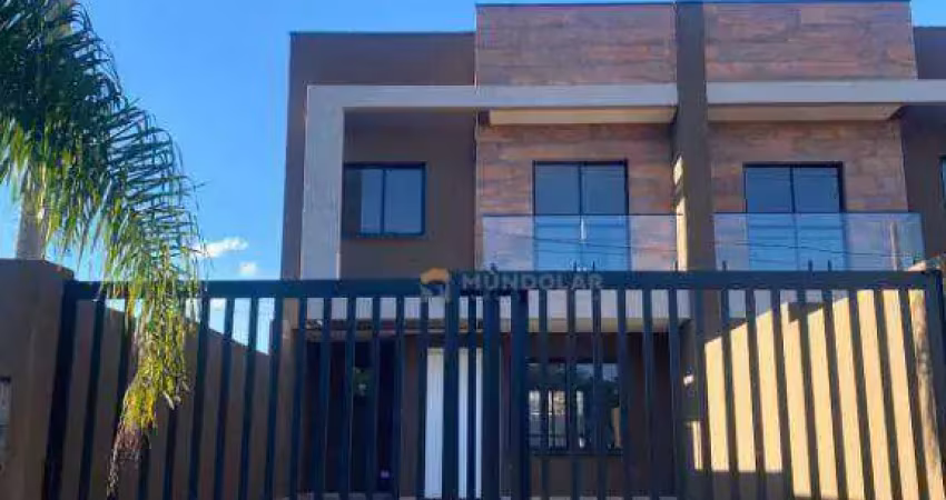 Sobrado com 3 dormitórios à venda, 105 m² por r$ 594.000,00 - costeira - araucária/pr