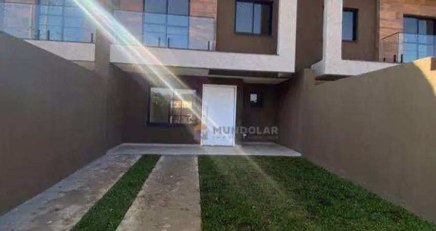 Sobrado com 3 dormitórios à venda, 105 m² por r$ 594.000,00 - costeira - araucária/pr