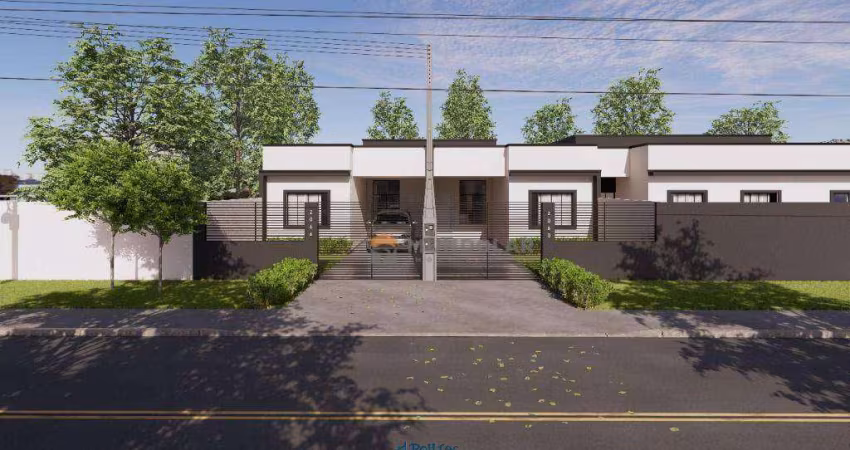 Casa com 2 dormitórios à venda, 69 m² por R$ 385.000,00 - Campina da Barra - Araucária/PR
