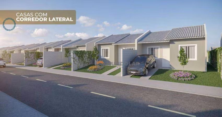 Casa com 2 dormitórios à venda, 51 m² por R$ 263.900,00 - Campo Largo da Roseira - São José dos Pinhais/PR