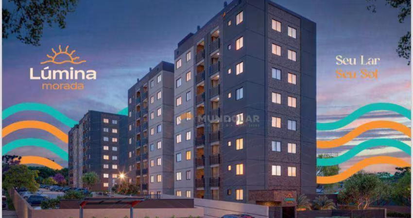 Apartamento com 2 dormitórios à venda, 43 m² por R$ 263.997,00 - Costeira - Araucária/PR