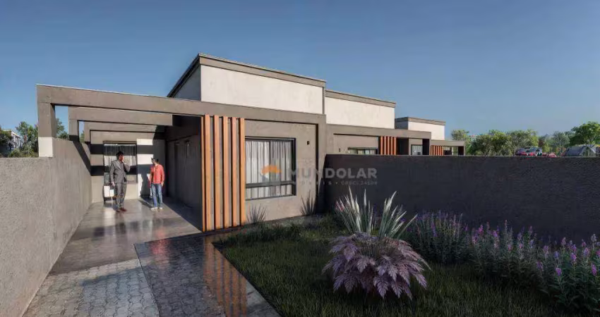 Casa com 3 dormitórios à venda, 65 m² por R$ 439.999 - Fazenda Velha - Araucária/PR