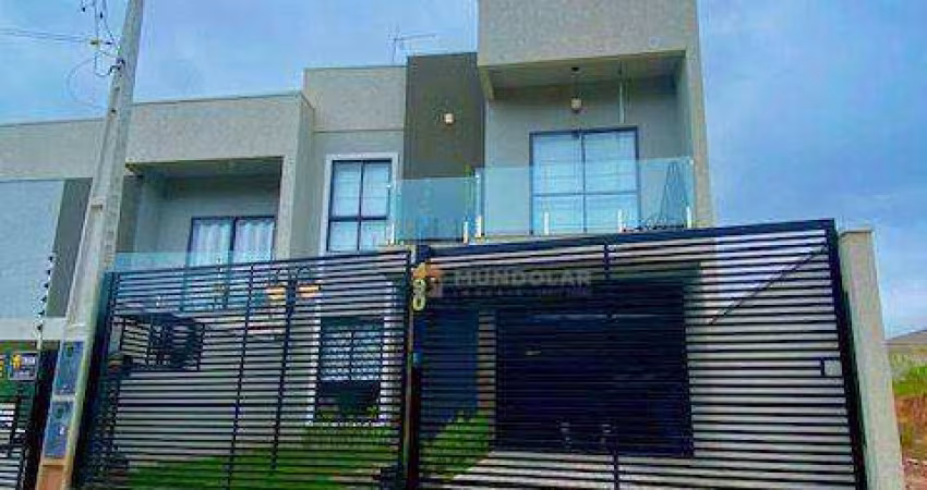 Sobrado com 3 dormitórios à venda, 118 m² por R$ 699.990,00 - Costeira - Araucária/PR