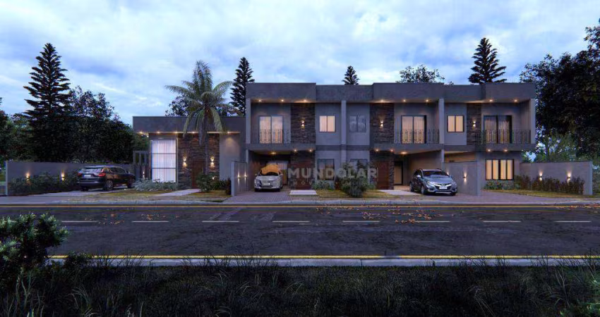 Sobrado de alto padrão com 3 dormitórios à venda, 94 m² por R$ 465.000 - Passauna - Araucária/PR
