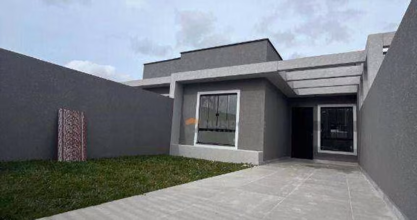 Casa com 3 dormitórios à venda, 55 m² por R$ 369.990,00 - Capela Velha - Araucária/PR