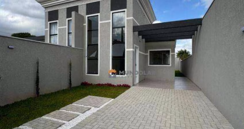 Casa com 3 dormitórios à venda, 70 m² por R$ 450.000,00 - Campina da Barra - Araucária/PR