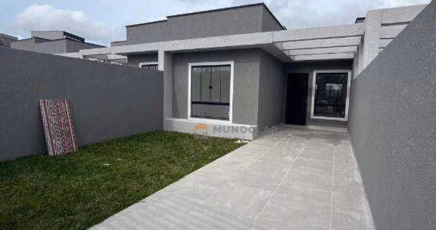 Casa com 3 dormitórios à venda, 55 m² por R$ 375.000,00 - Capela Velha - Araucária/PR