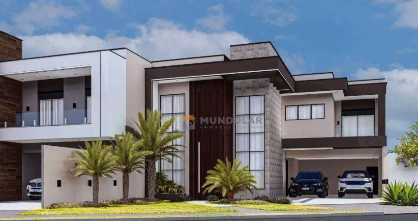 Sobrado com 3 dormitórios à venda, 256 m² por r$ 2.300.000,00 - iguaçu - araucária/pr