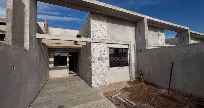 Casa com 3 dormitórios à venda, 56 m² por R$ 379.990,00 - Capela Velha - Araucária/PR
