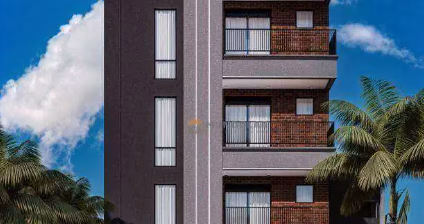 Apartamento garden com 1 dormitório à venda, 51 m² por r$ 260.000,00 - portão - curitiba/pr